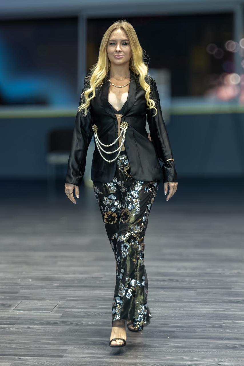 Runway prep portrait from Raushan collaboration